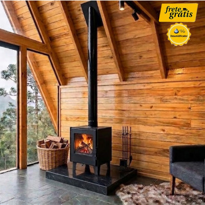 Calefator Chillan com dupla Combustão para aquecimento até 40m² ou 120m³