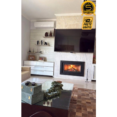 Calefator Inserto com Tripla Combustão para aquecimento de até 468m³